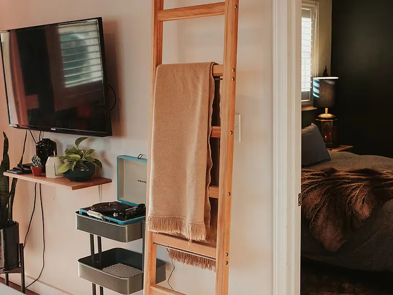 Ladder to loft space