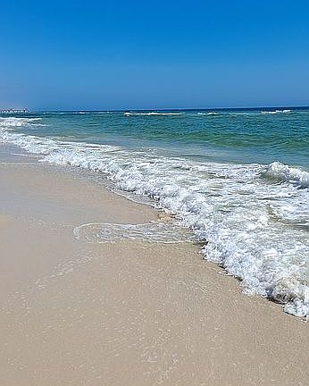  Seven miles to the Gulf