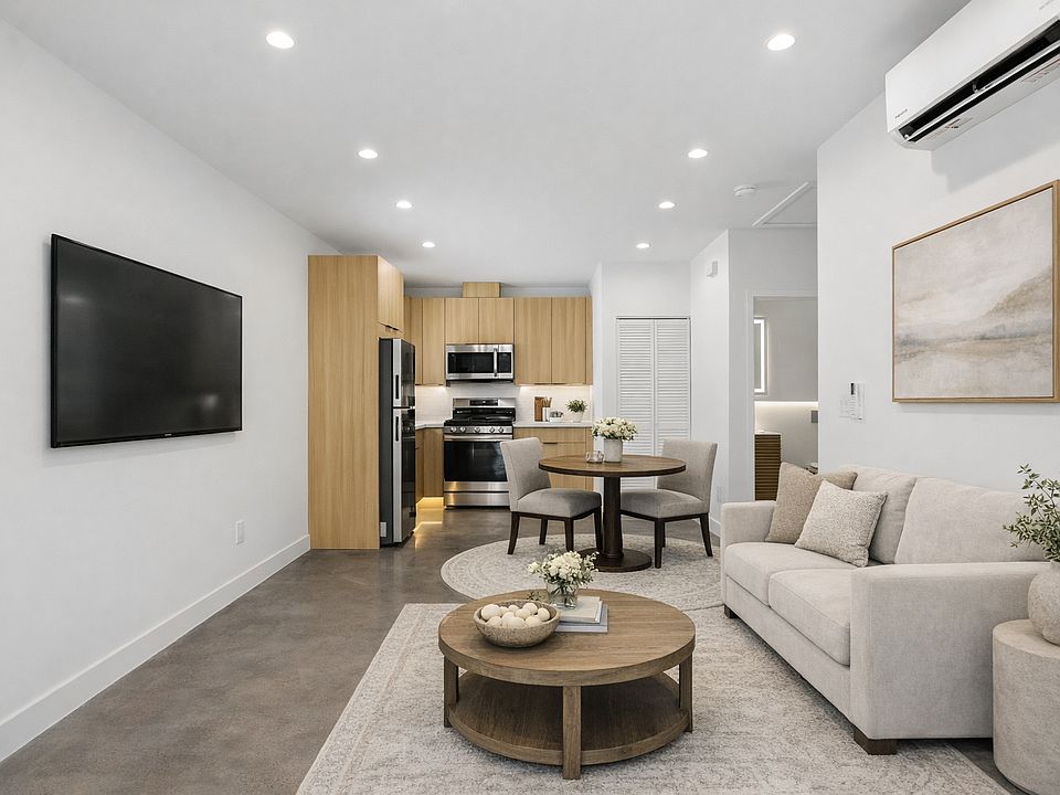 Staged living room