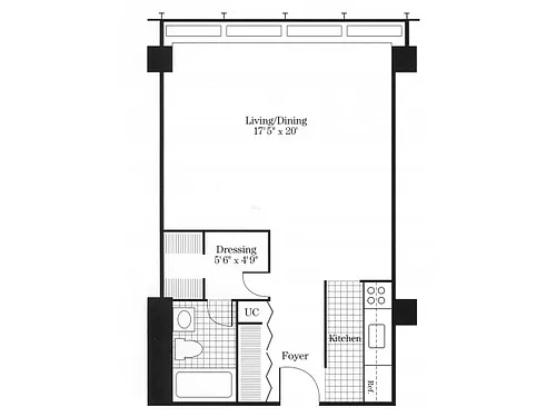 Floor plan Fillmore