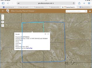 Sec 13 Township 39n Range 66e Elko, Wells, NV 89835