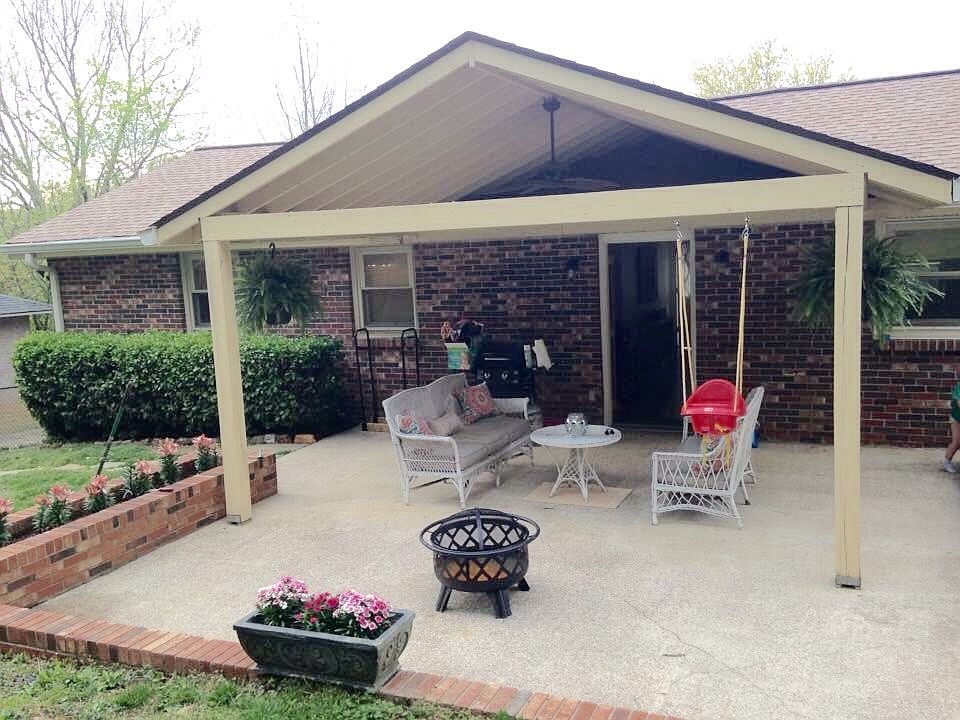 Peaceful outdoor living area