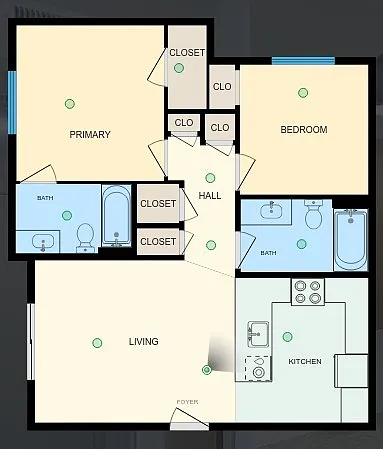 Floor plan 2 Bedroom