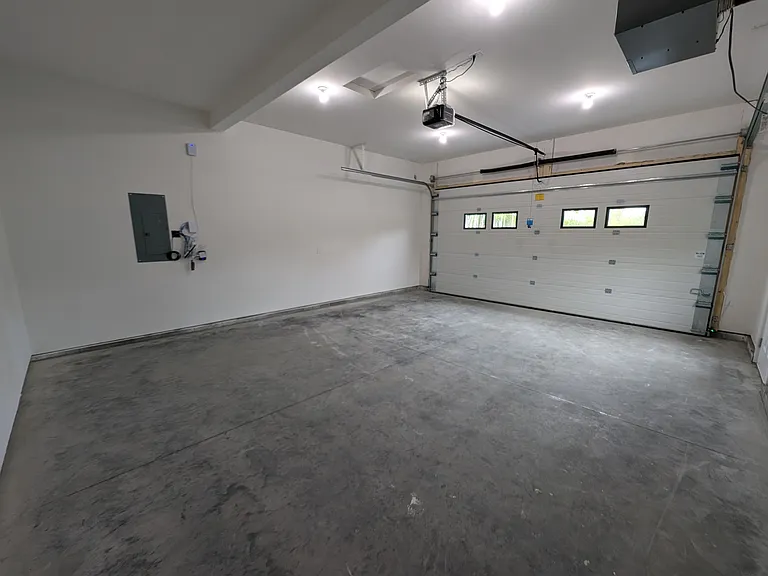 Double car garage.
