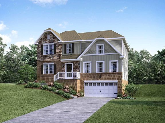 Elevation H Opt New England Partial Brick Stone Front