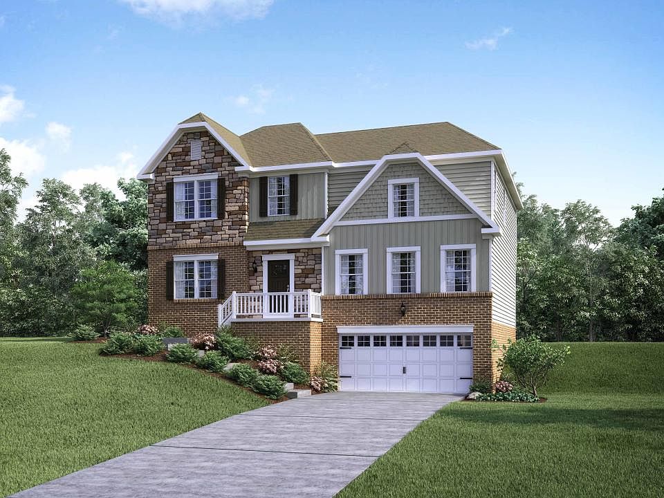 Elevation H Opt New England Partial Brick Stone Front