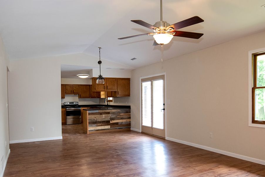 Living Room with view of dining area