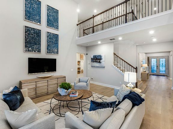 Grand Living Room Built Just for You by Pulte
