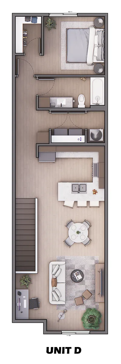 Floor plan Villa Twilight With Attached Garage