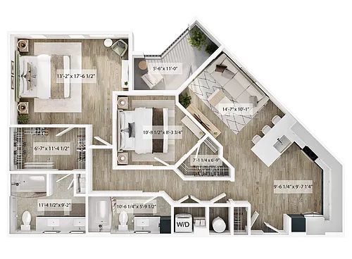 Floor plan The Yardmaster