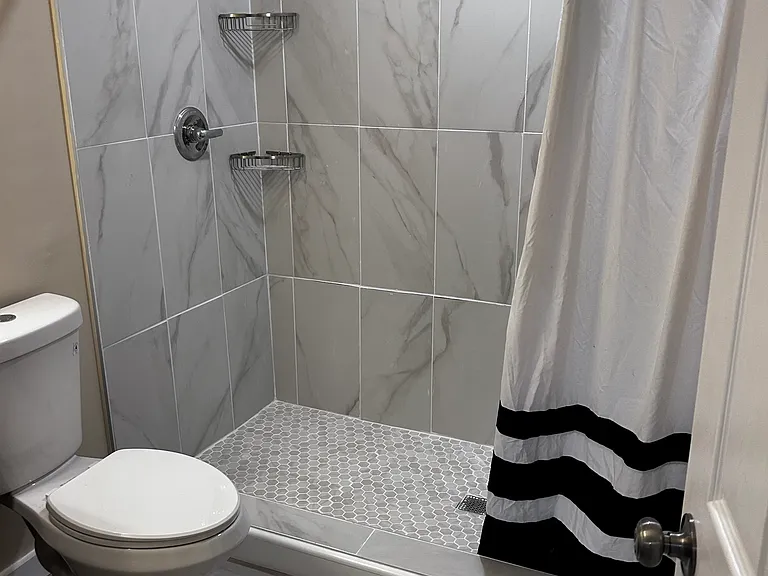 Large all tile shower