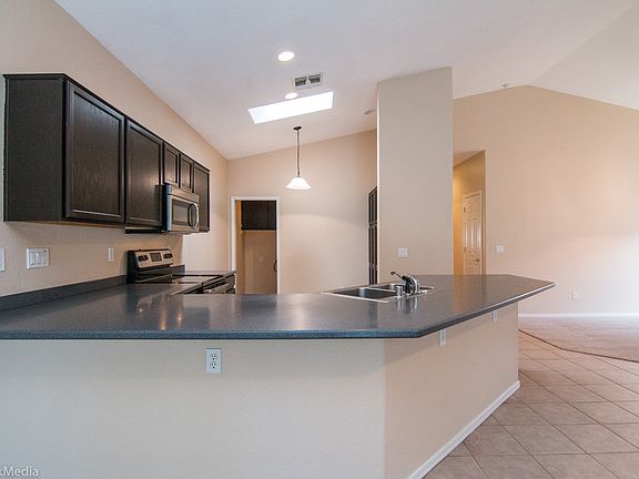 newly stained cabinets