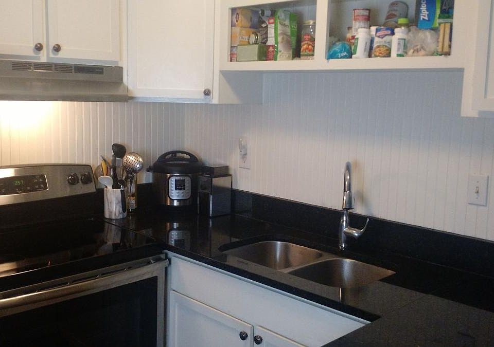 Kitchen with stainless steal applicances