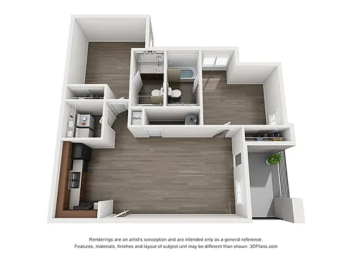 Floor plan B2UF Floor Plan