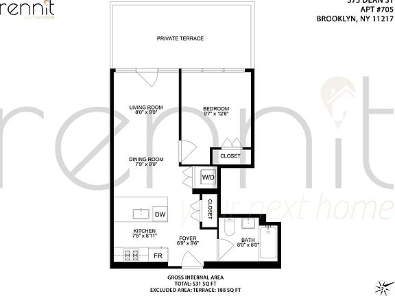 2nd image of 375 Dean St APT 705