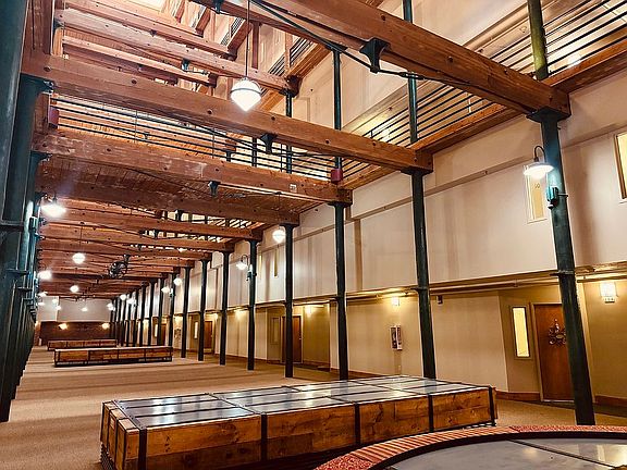 Stunning 6 story open atrium
