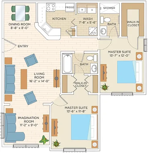 Floor plan B