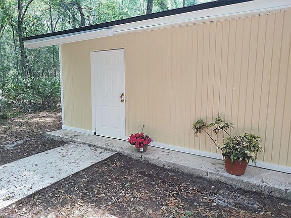 Garage side entrance