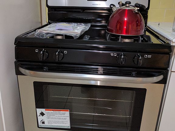 New, updated gas range