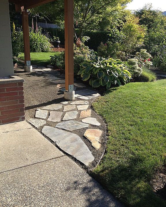 lower yard new path