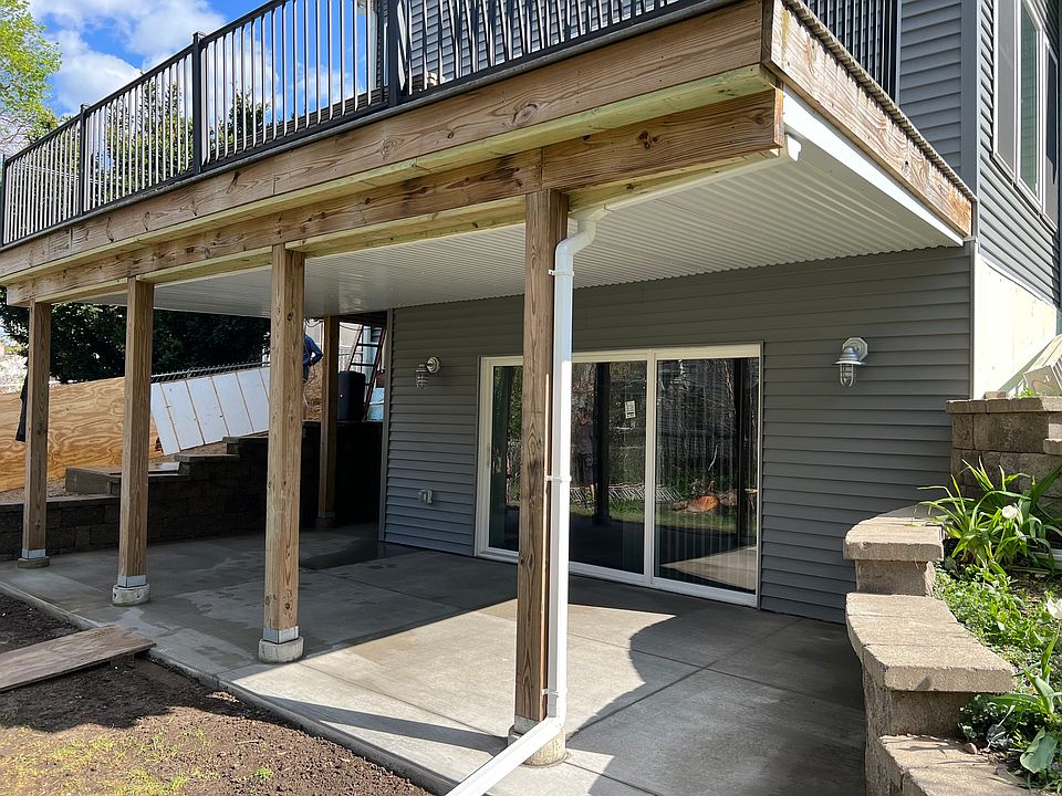 Brand new patio - walk out from living room