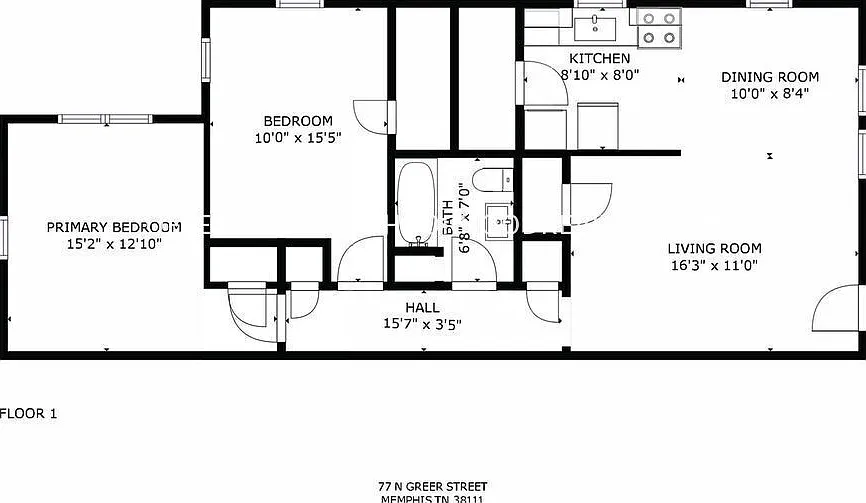 2-Bedroom Home on North Greer | Lawn Care Included — Photo 4