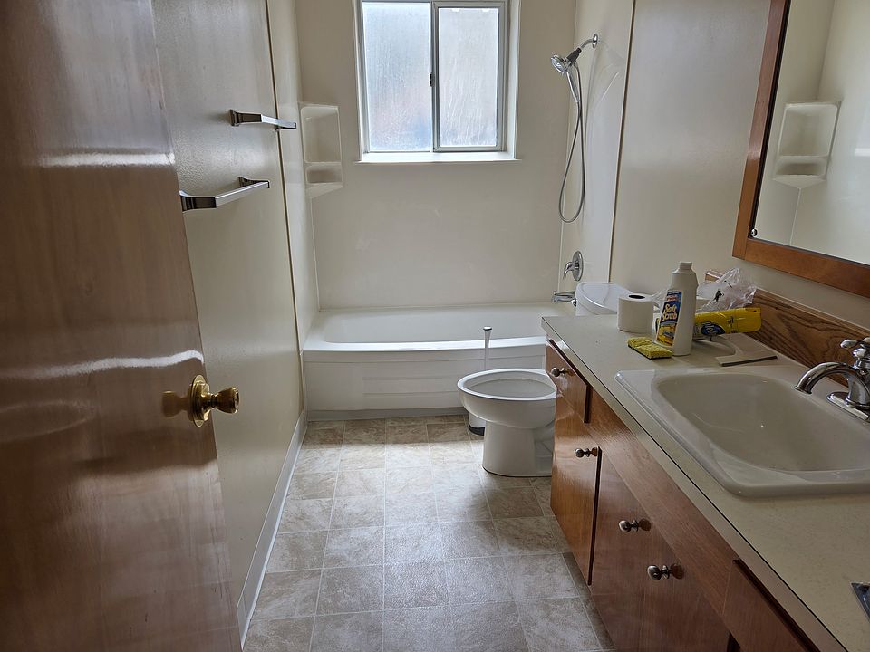 Bathroom with new flooring