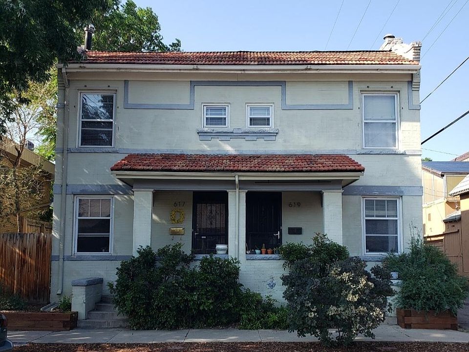 Exterior. 617 is the unit on the left.