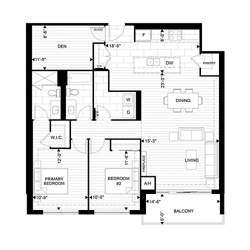 Floor plan 2C