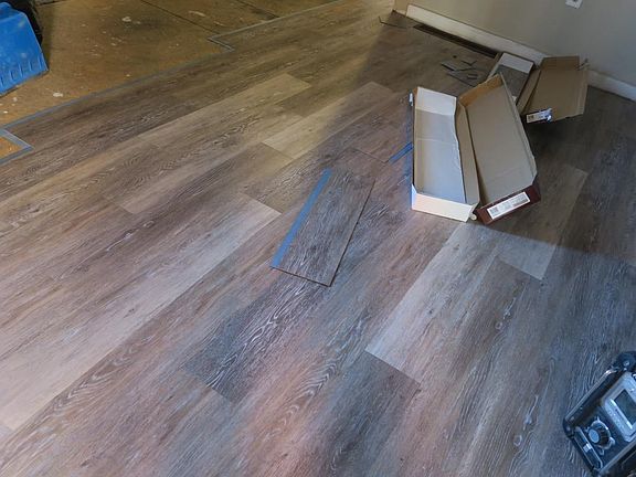 New Flooring being installed now