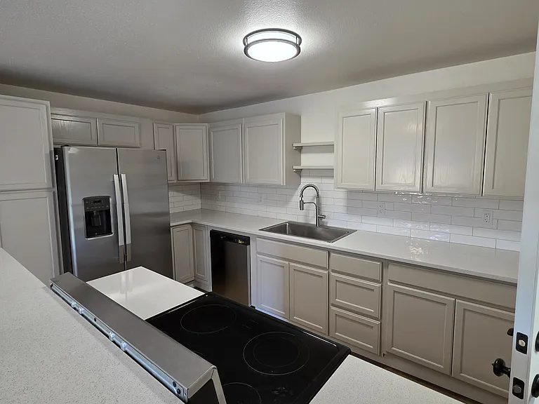This kitchen is larger than it looks in pictures