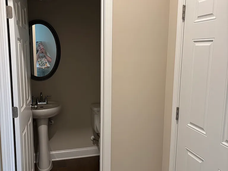 Downstairs half bath