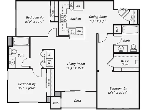 Floor plan C1