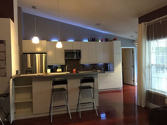 Breakfast bar with storage