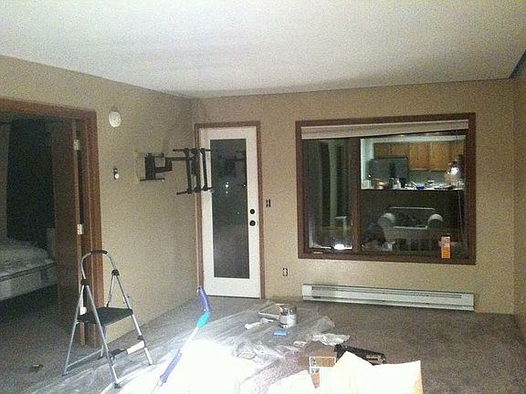during painting