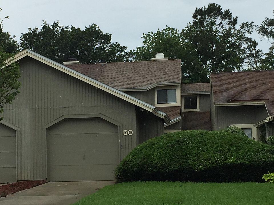 Front yard and garage