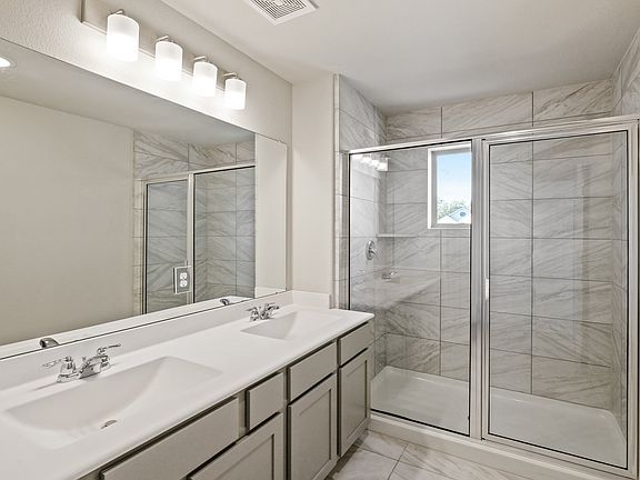 Double sinks in owner s ultra spa bath