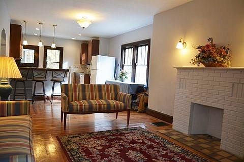 Living room looking toward dinette and kitchen