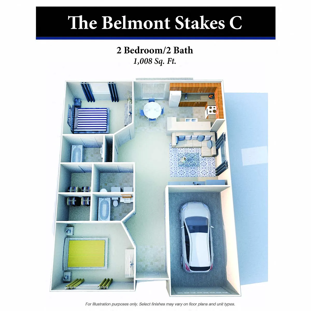 Floor plan The Belmont Stakes- C