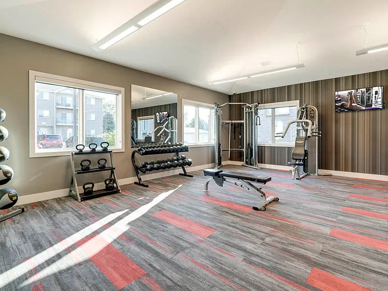 Our fitness center provides options for every type of workout with a variety of equipment and lots of space.