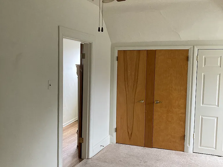 Spacious bedroom with closet space