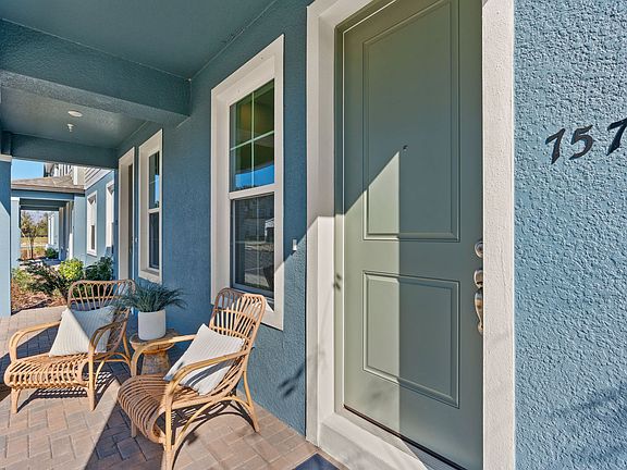 Covered Front Porch into Your New Galene Townhome