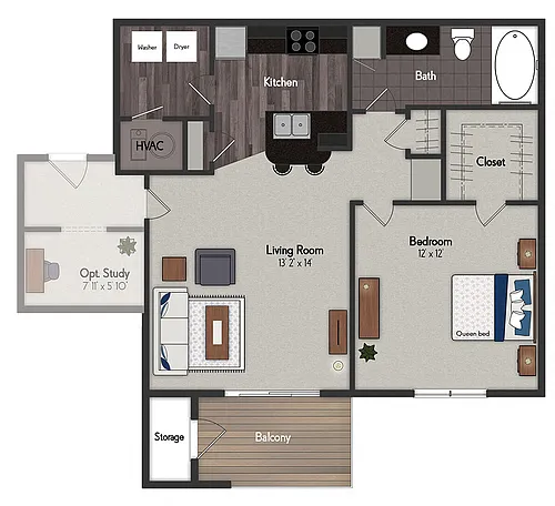 Floor plan Asher / Asher II