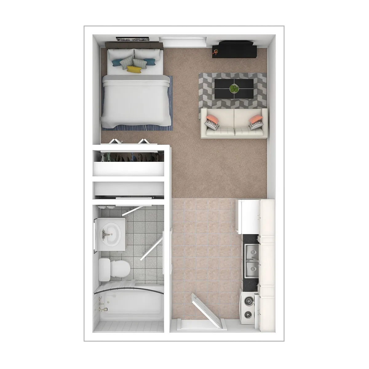 Floor plan Studio