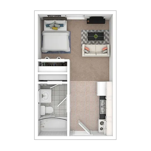 Floor plan Studio