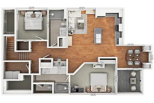 Floor plan 2C2