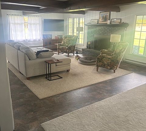 Great room with gas fireplace