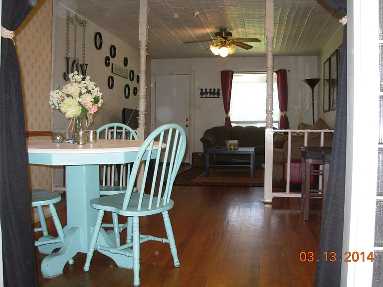 Dining Room & Living Room viewed from Family Room