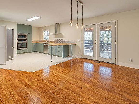 Beautifully renovated kitchen with tons of room for creating meals