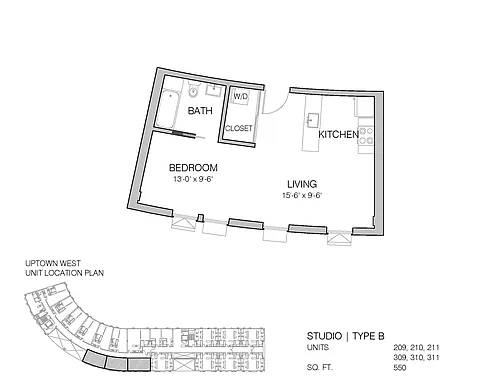 Floor plan uws-550